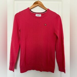 Arnold Palmer Pink Crewneck Sweater | Golf Core Prep Academia Small